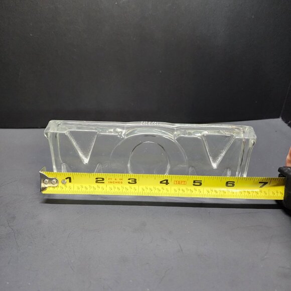 Vintage Avon MOM Fostoria Clear Glass Paperweight 1983 - Mother's Day Gift - Picture 4 of 5